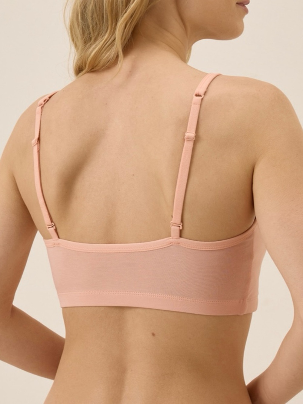 Organic Everyday Strappy Scoop Bralette - Picture 2 of 6